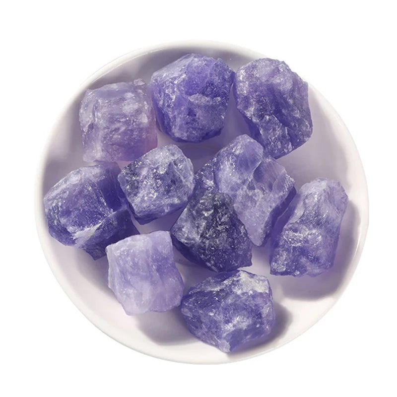 100g Natural Rough Amethyst Stone Raw Purple Quartz Healing Energy Natural Minerals Reiki Stone Garden Decoration Aquarium Decor - Gemtopia