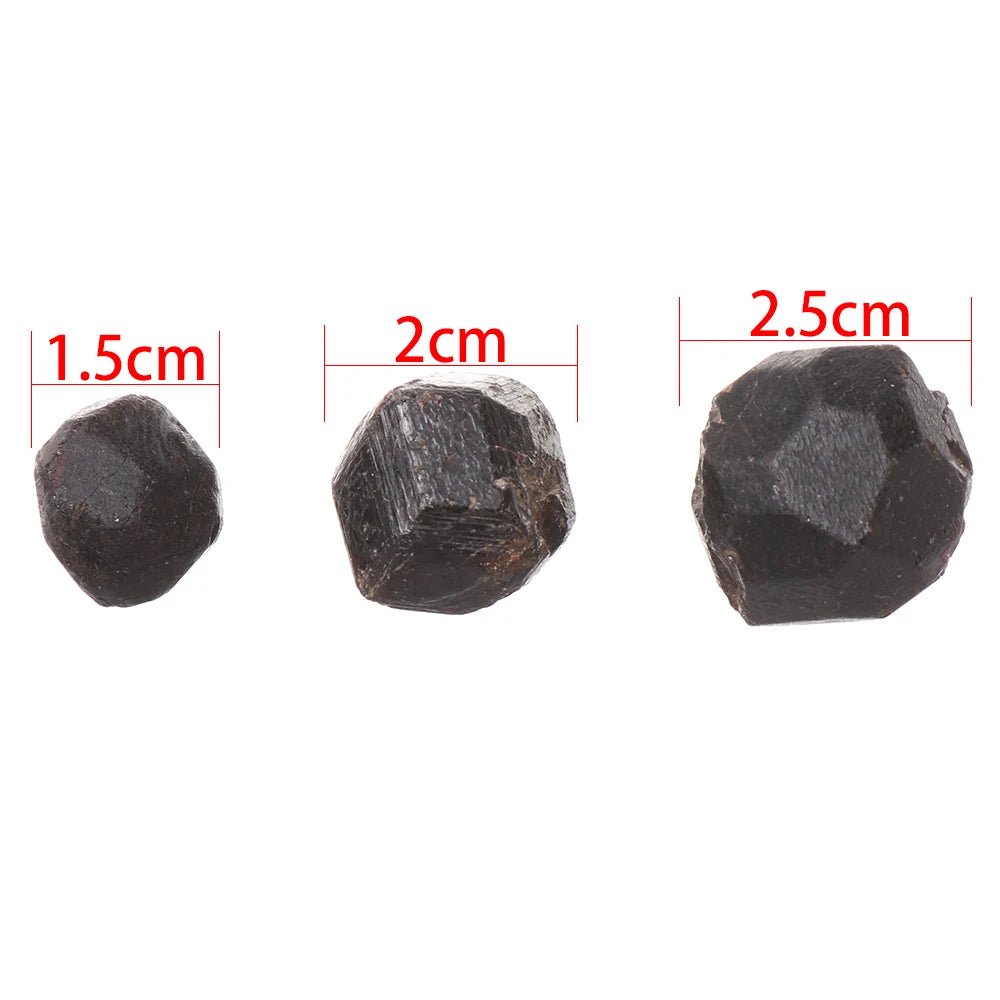 1/2Pcs Natural Red Garnet Ore Healing Energy Stone Rough Quartz Crystal Mineral Specimens Jewelry Making Raw Gemstone Home Decor - Gemtopia