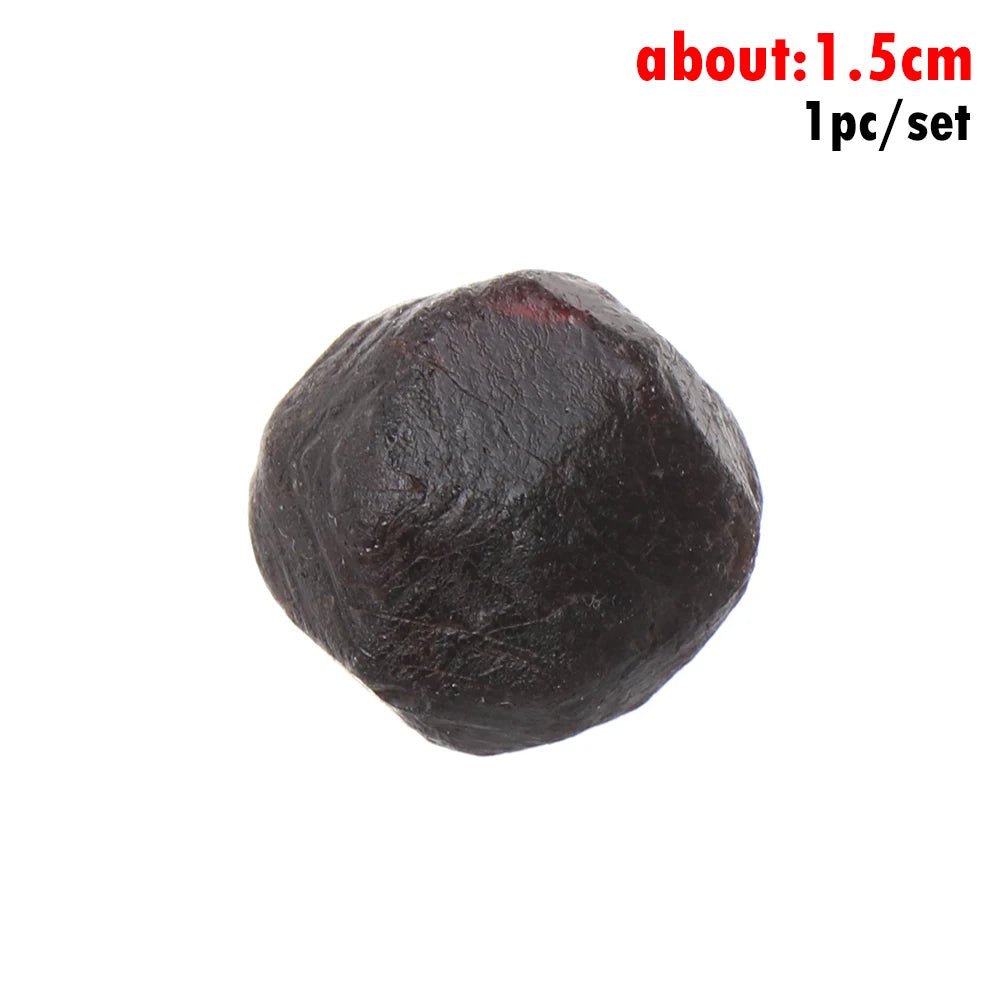 1/2Pcs Natural Red Garnet Ore Healing Energy Stone Rough Quartz Crystal Mineral Specimens Jewelry Making Raw Gemstone Home Decor - Gemtopia