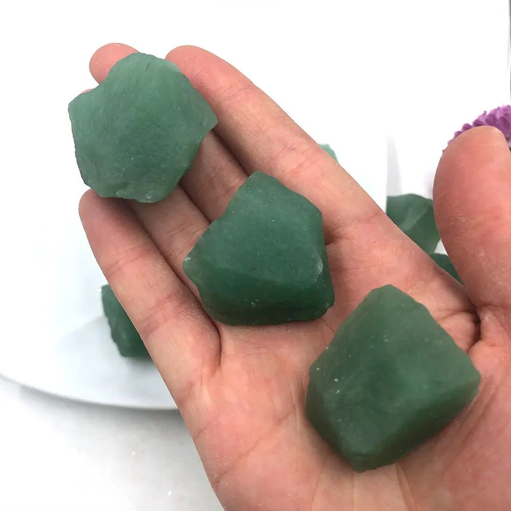 1pc Natural Raw Green Aventurine Rough Stone Quartz Crystals Rock Healing Reiki Mineral Aquarium Home Room Decoration Energy - Gemtopia