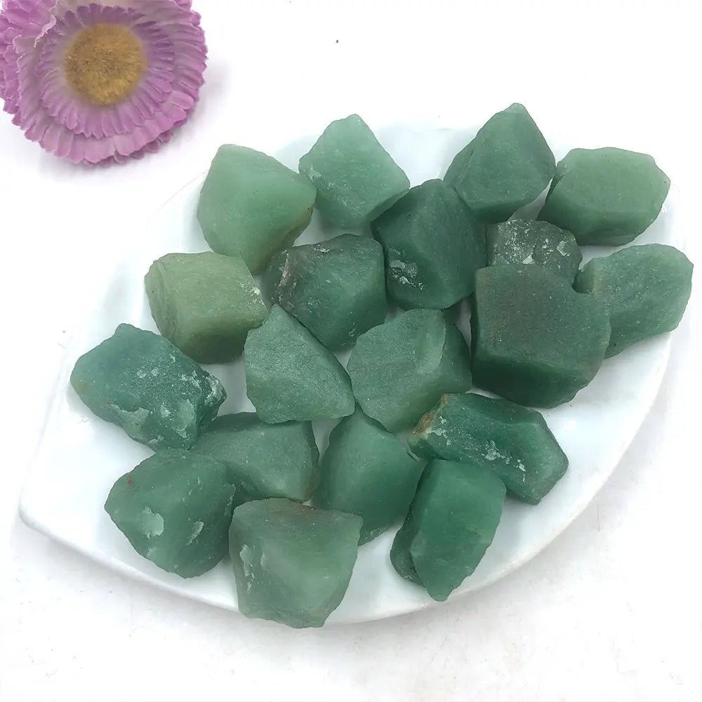 1pc Natural Raw Green Aventurine Rough Stone Quartz Crystals Rock Healing Reiki Mineral Aquarium Home Room Decoration Energy - Gemtopia