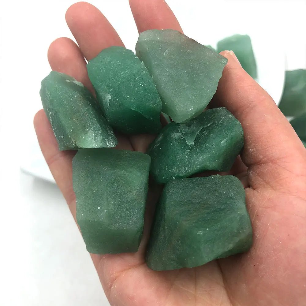 1pc Natural Raw Green Aventurine Rough Stone Quartz Crystals Rock Healing Reiki Mineral Aquarium Home Room Decoration Energy - Gemtopia