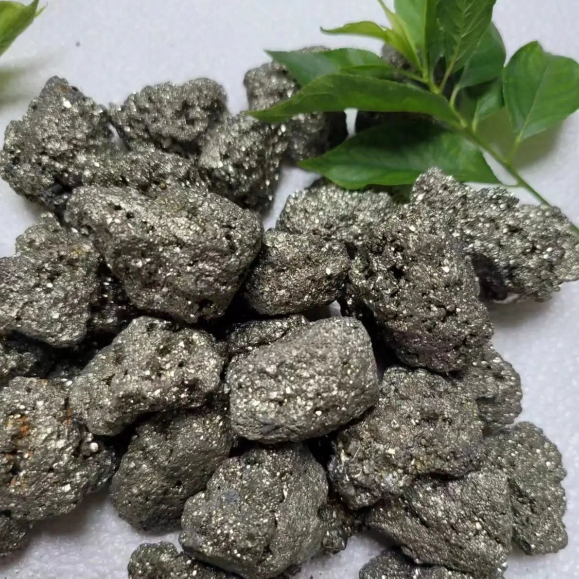 200g Natural pyrite raw stone stone crystal cluster rock mineral energy home decoration Mineral decoration specimen collec - Gemtopia