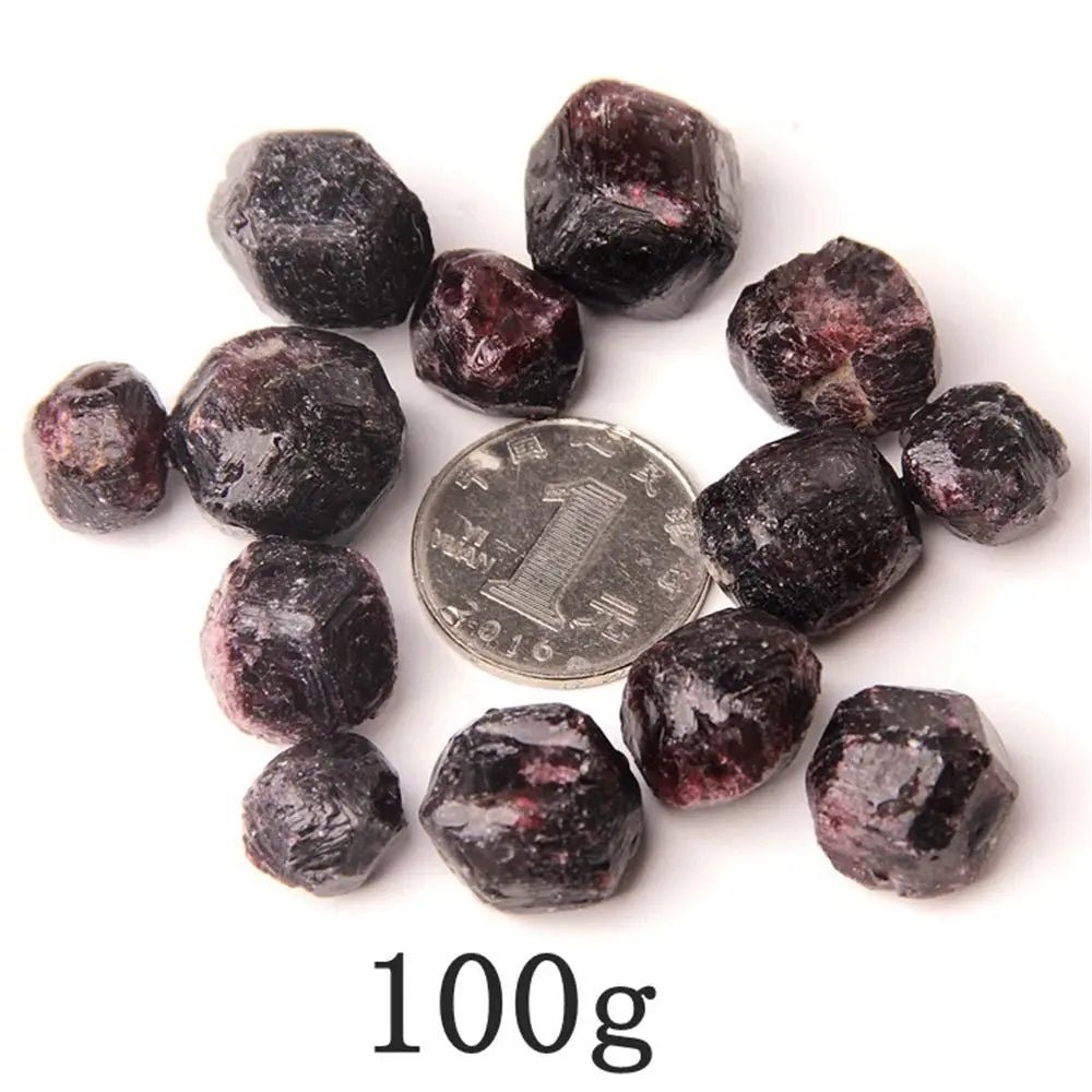 400g Red Garnet Ore Natural Original Healing Energy Stone Rough Quartz Crystal Mineral Specimens Jewelry Making Raw Gemstone - Gemtopia