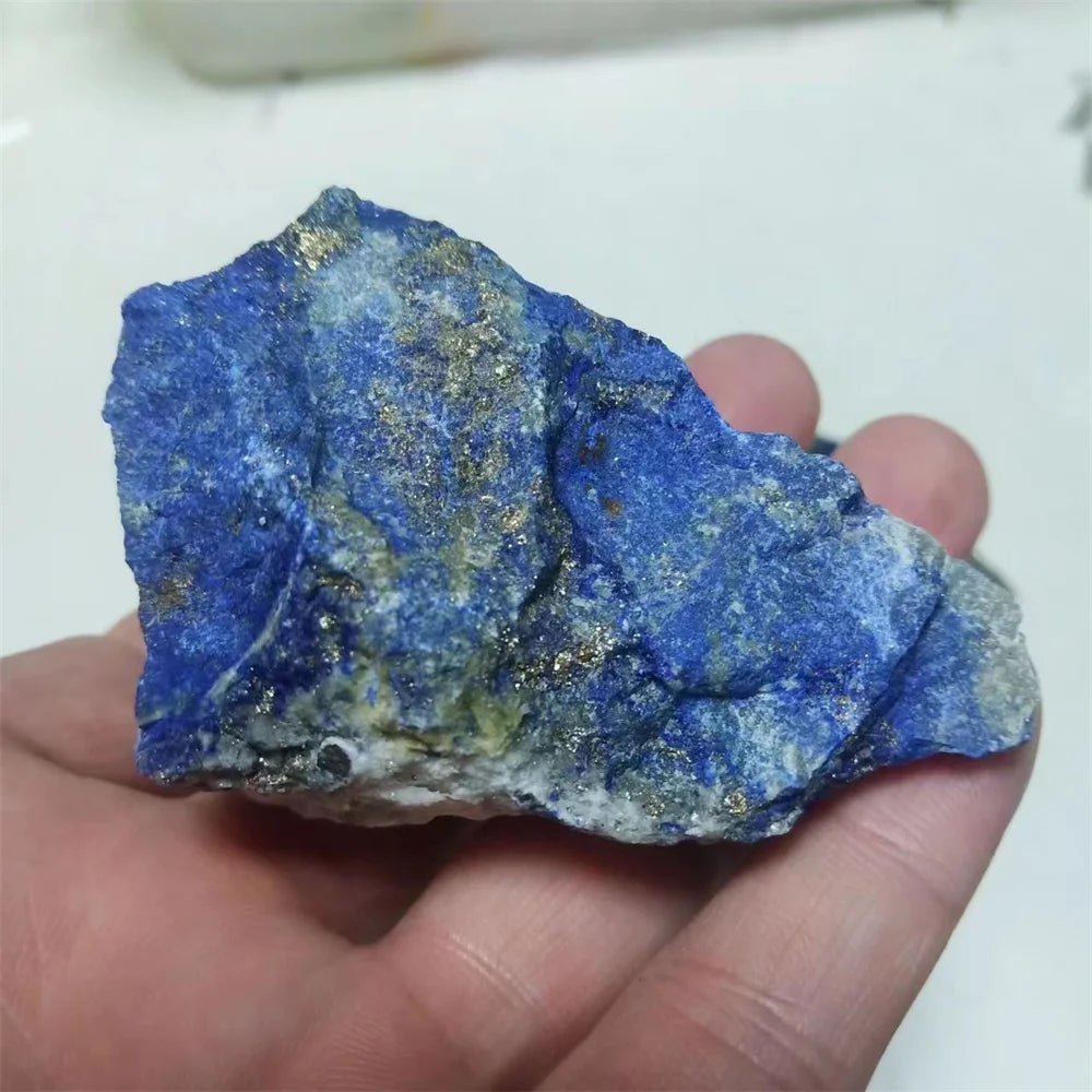 A piece of 780 gramNatural Lapis Lazuli Rough Stones Healing Quartz Crystal Afghanistan Raw Mineral Specimens Home Decor Jewelry - Gemtopia