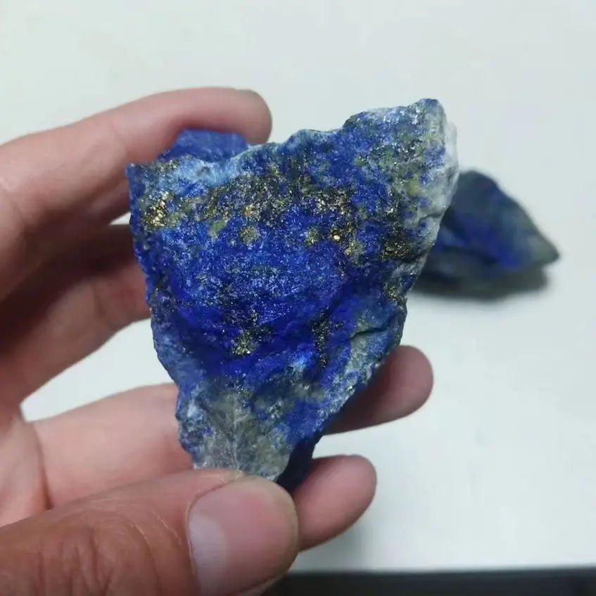 A piece of 780 gramNatural Lapis Lazuli Rough Stones Healing Quartz Crystal Afghanistan Raw Mineral Specimens Home Decor Jewelry - Gemtopia