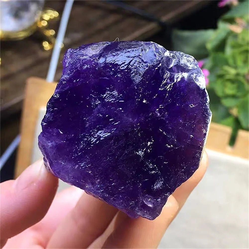 Bulk Natural Crystal Amethyst Raw Stones Purple Rough Quartz Crystals Reiki Healing Energy Gemstone Mineral Specimen Home Decora - Gemtopia