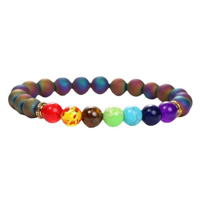 European And American Yoga Bracelet Accessories Jewellery Cross - border Amazon Jack Purcell India Agate Bracelet 8mm - Gemtopia