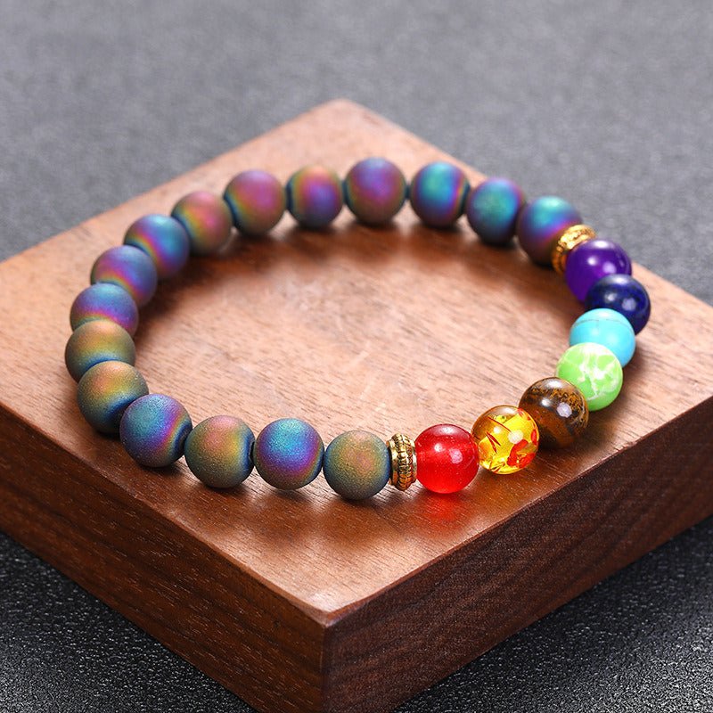 European And American Yoga Bracelet Accessories Jewellery Cross - border Amazon Jack Purcell India Agate Bracelet 8mm - Gemtopia