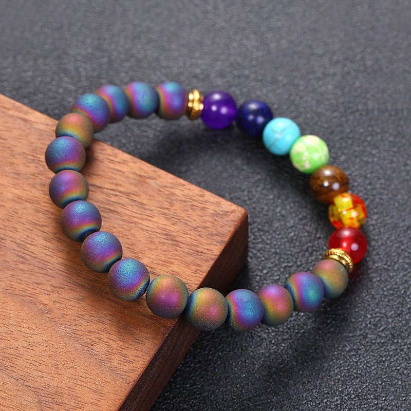 European And American Yoga Bracelet Accessories Jewellery Cross - border Amazon Jack Purcell India Agate Bracelet 8mm - Gemtopia