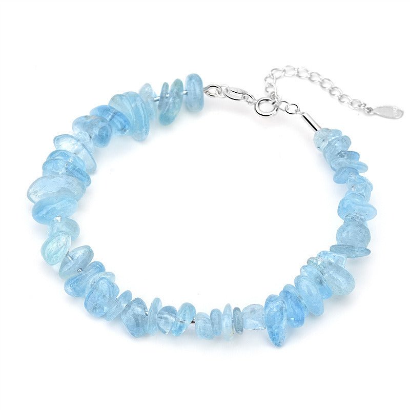 Irregular DIY Natural Crystal Aquamarine Strawberry Quartz Aventurine for Earrings Bracelet - Gemtopia