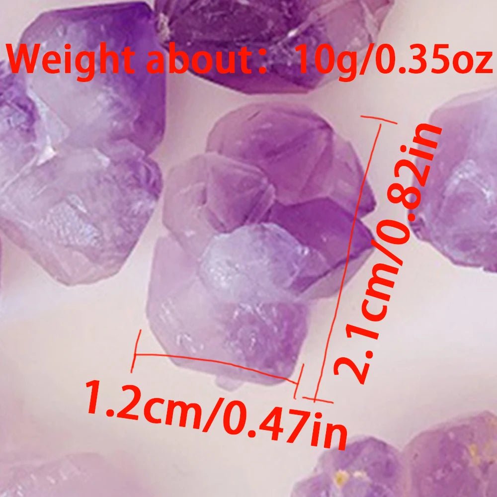 Natural Amethyst Flower Gravel Crystal Raw Ore Healing Crystal Mineral Stone Specimen Collection Gifts Home Aquarium Decor 50g - Gemtopia