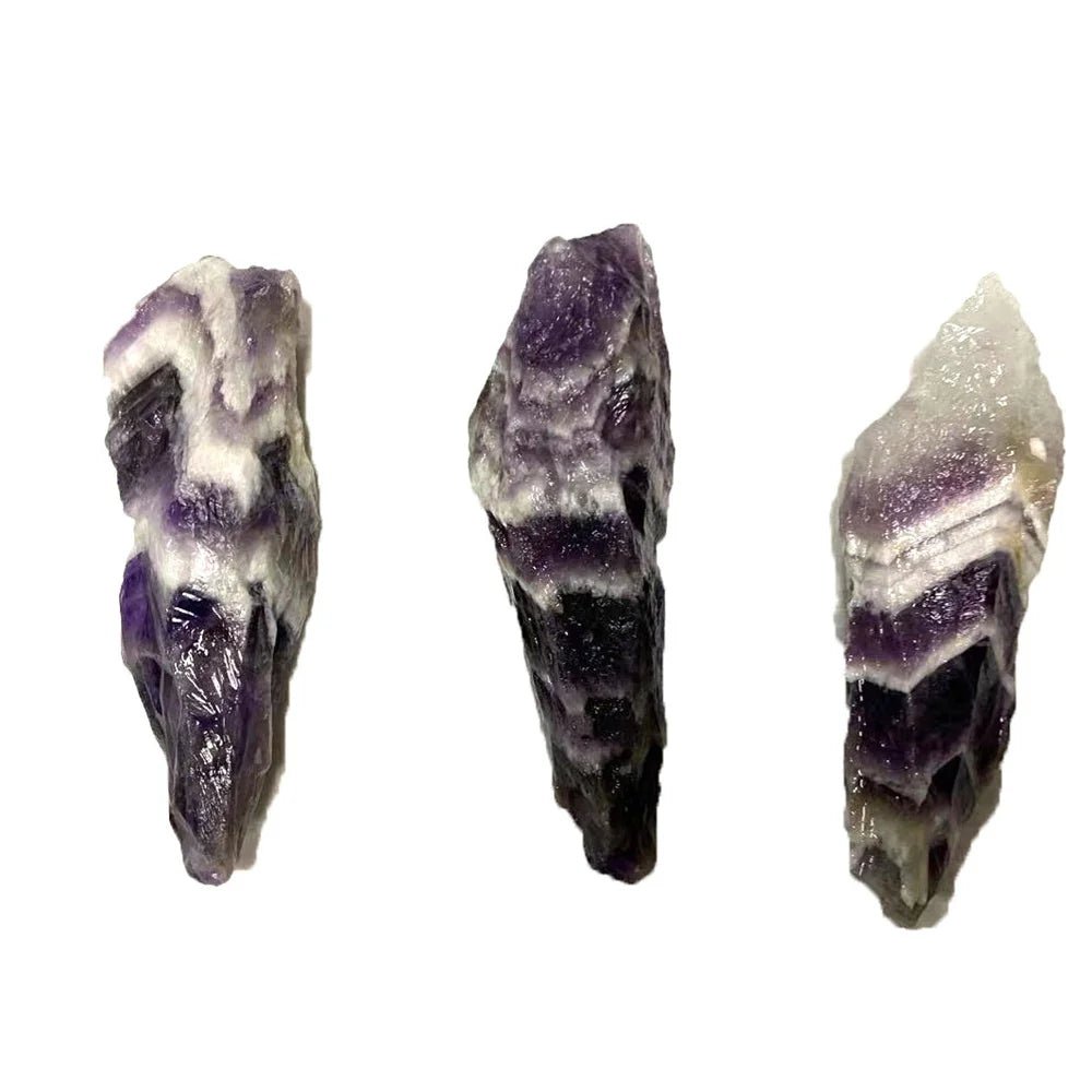 Natural Beautiful Dream Amethyst Crystal Rough Stone Specimens Energy Healing Crystals Mineral Specimen - Gemtopia