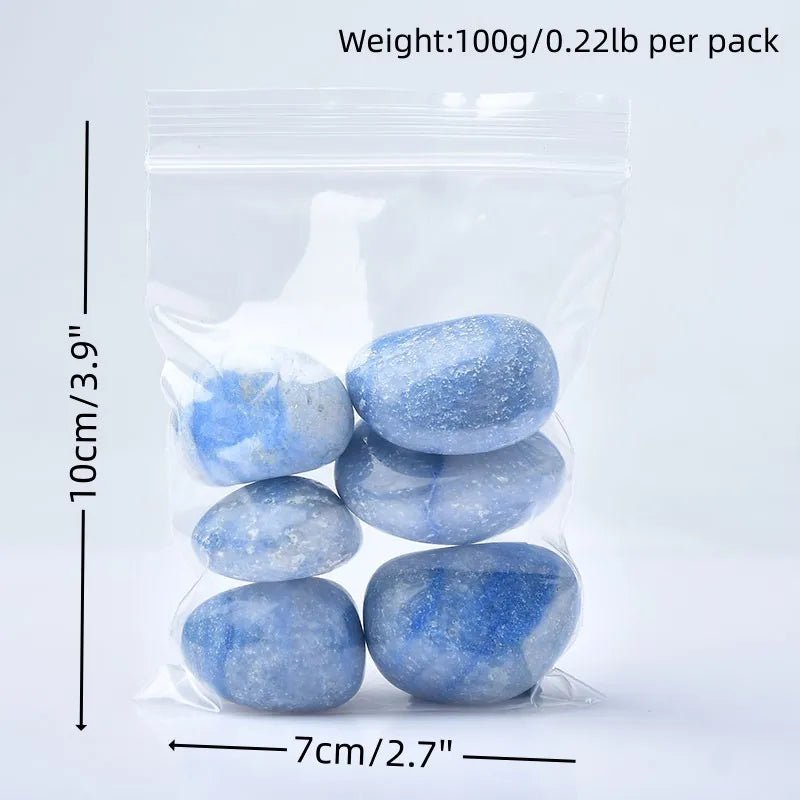 Natural Blue Aventurine Bulk Tumbled Stones Healing Crystals Mineral Energy Gravel Specimen DIY Jewelry Gift Room Decoration - Gemtopia