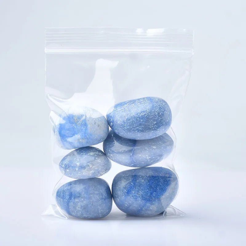 Natural Blue Aventurine Bulk Tumbled Stones Healing Crystals Mineral Energy Gravel Specimen DIY Jewelry Gift Room Decoration - Gemtopia