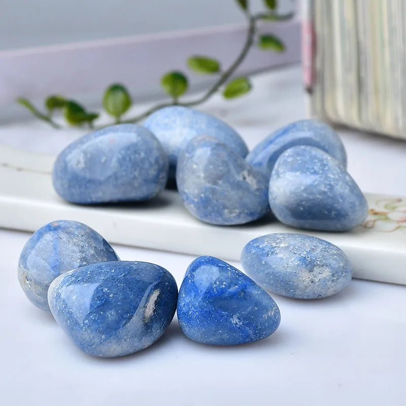 Natural Blue Aventurine Bulk Tumbled Stones Healing Crystals Mineral Energy Gravel Specimen DIY Jewelry Gift Room Decoration - Gemtopia