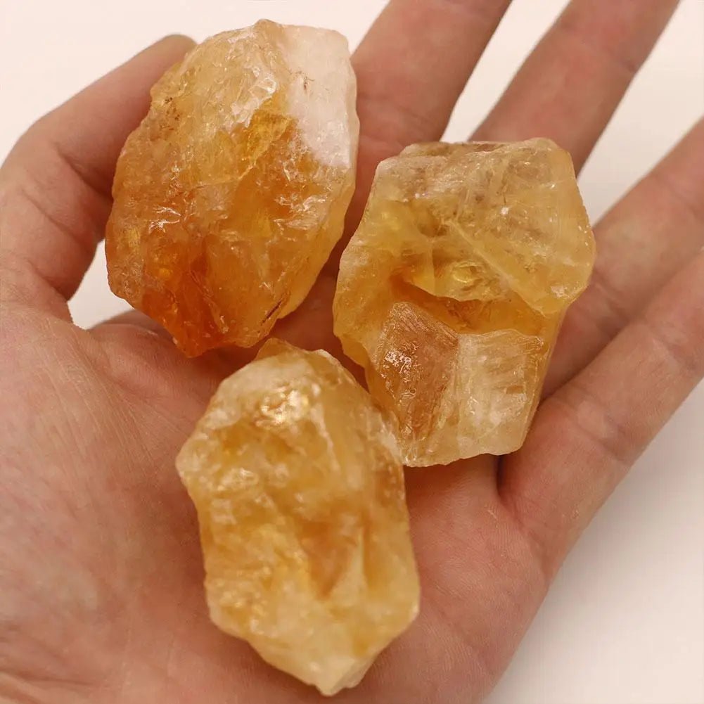 Natural Brazilian Citrine Unprocessed Citrine Rough Specimen Mineral Gifts Home And Stone Collection Decoration Diy Q6t6 - Gemtopia