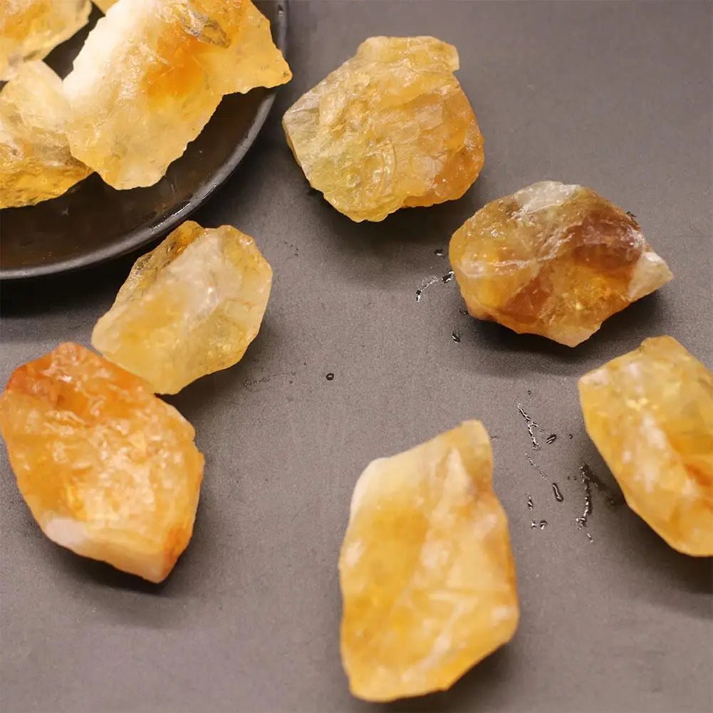 Natural Brazilian Citrine Unprocessed Citrine Rough Specimen Mineral Gifts Home And Stone Collection Decoration Diy Q6t6 - Gemtopia