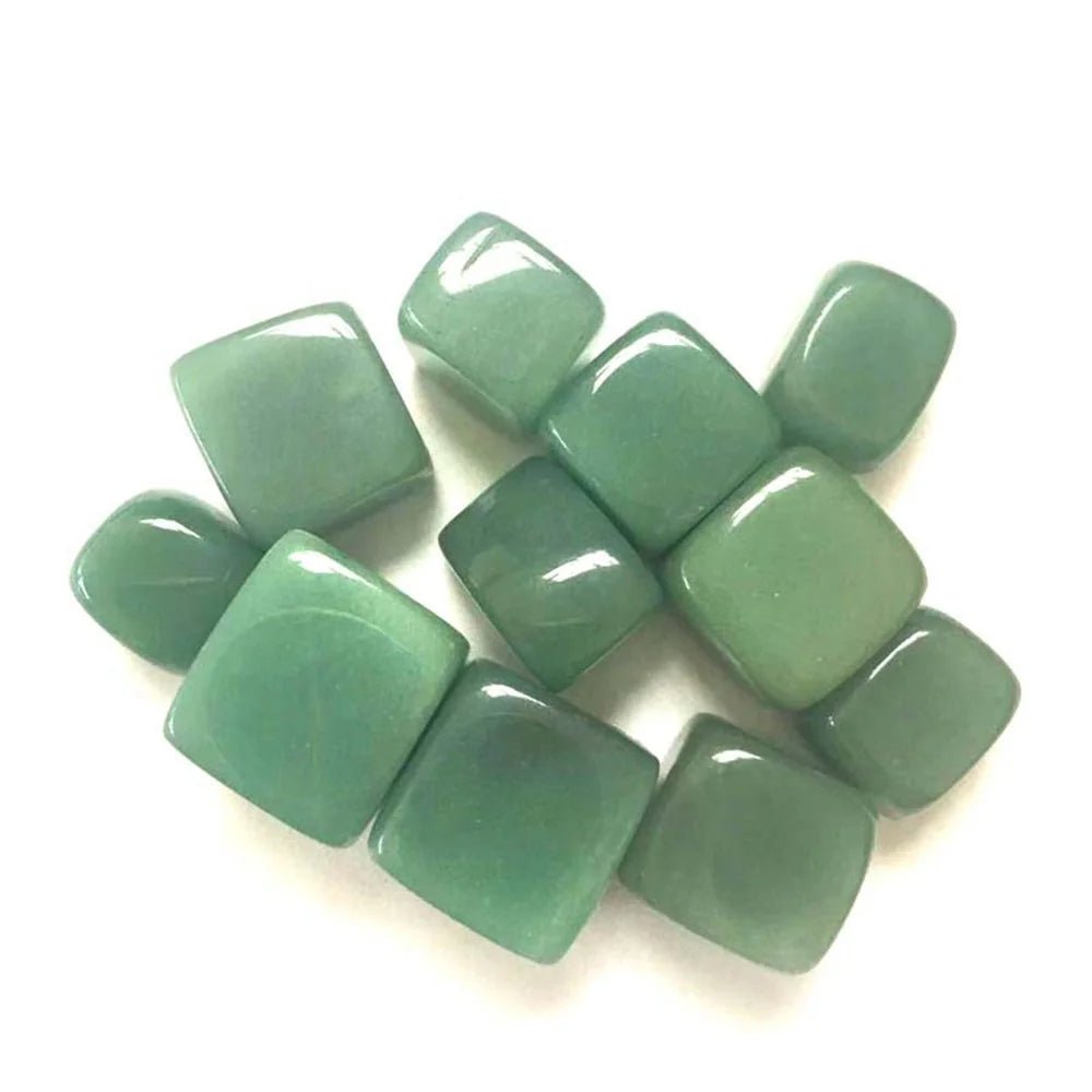 Natural Green Tangling Jade Tumbled Stones Crystals Mineral Specimen Healing Raw Gemstones - Gemtopia