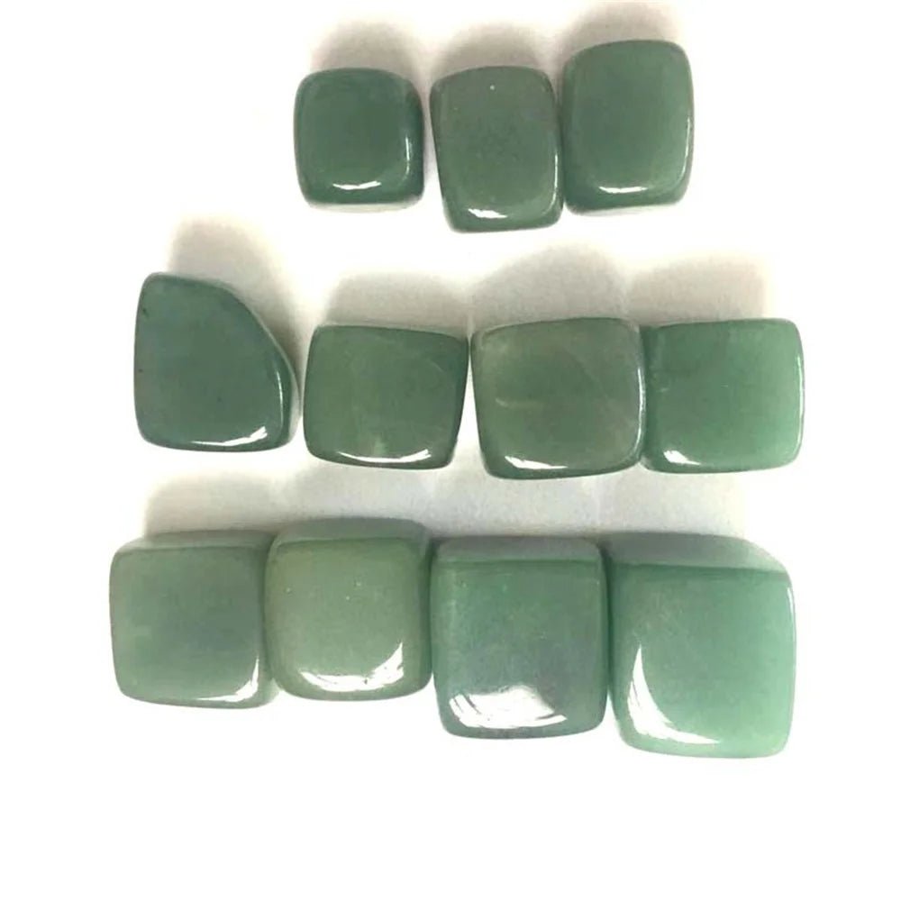 Natural Green Tangling Jade Tumbled Stones Crystals Mineral Specimen Healing Raw Gemstones - Gemtopia