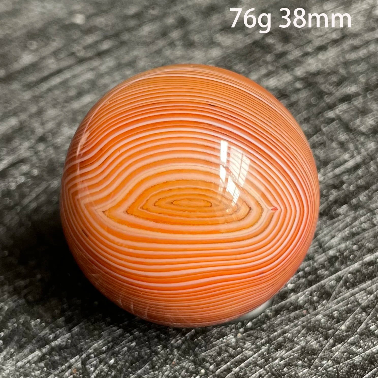 Natural Stone Silk Agate Crystal Ball Colorful Quartz Sphere Carnelian Polished Rock Decor Healing - Gemtopia