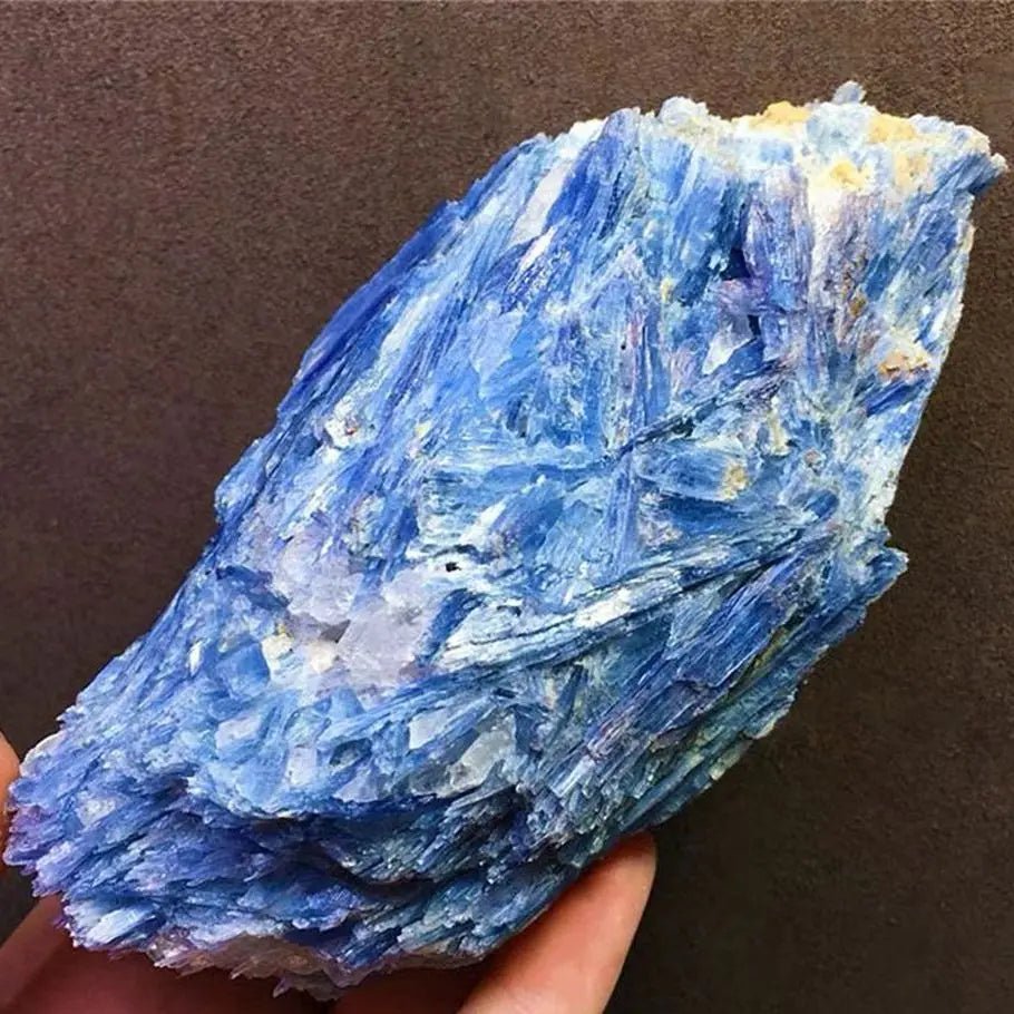 Precious Natural Mineral Kyanite Crystal Specimen Stone Raw Gemstone Chip For Reiki Healing Blue Calcite Collect Jewelry 1pc - Gemtopia