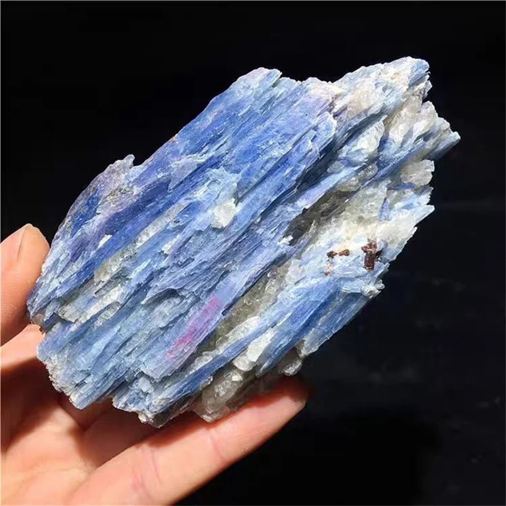 Precious Natural Mineral Kyanite Crystal Specimen Stone Raw Gemstone Chip For Reiki Healing Blue Calcite Collect Jewelry 1pc - Gemtopia